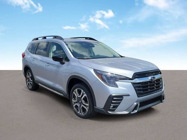 2026 Subaru ASCENT Touring 7-Passenger in Ice Silver Metallic — front three-quarter view