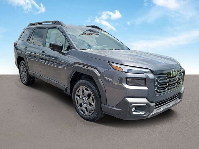 2026 Subaru OUTBACK Premium in Magnetite Gray Metallic — front three-quarter view