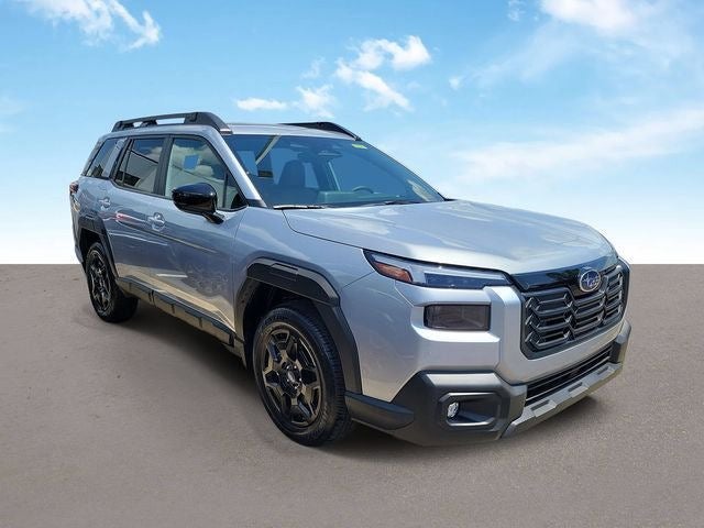 2026 Subaru OUTBACK Limited in Ice Silver Metallic — front three-quarter view