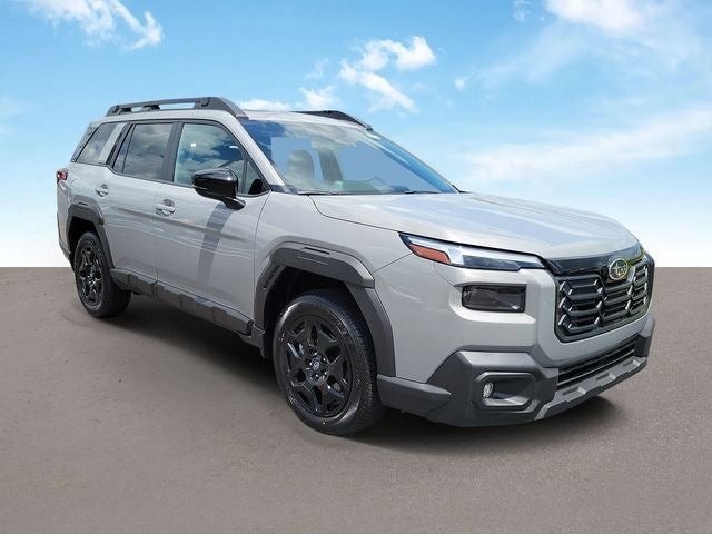 2026 Subaru OUTBACK Limited in River Rock Pearl — front three-quarter view