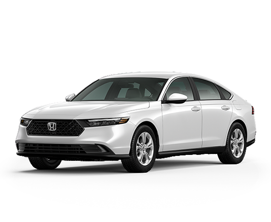 2026 Honda Accord LX in Platinum White Pearl — front three-quarter view