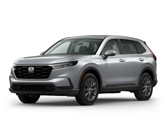 2026 Honda CR-V EX-L in Solar Silver Metallic — front three-quarter view